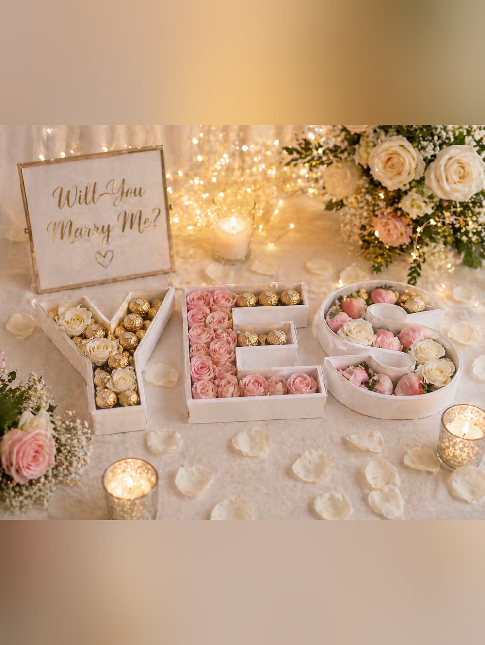 12" Letter Y Fillable Candy Box Clear Top Party Treat Box White New